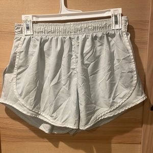 White Nike Running Shorts